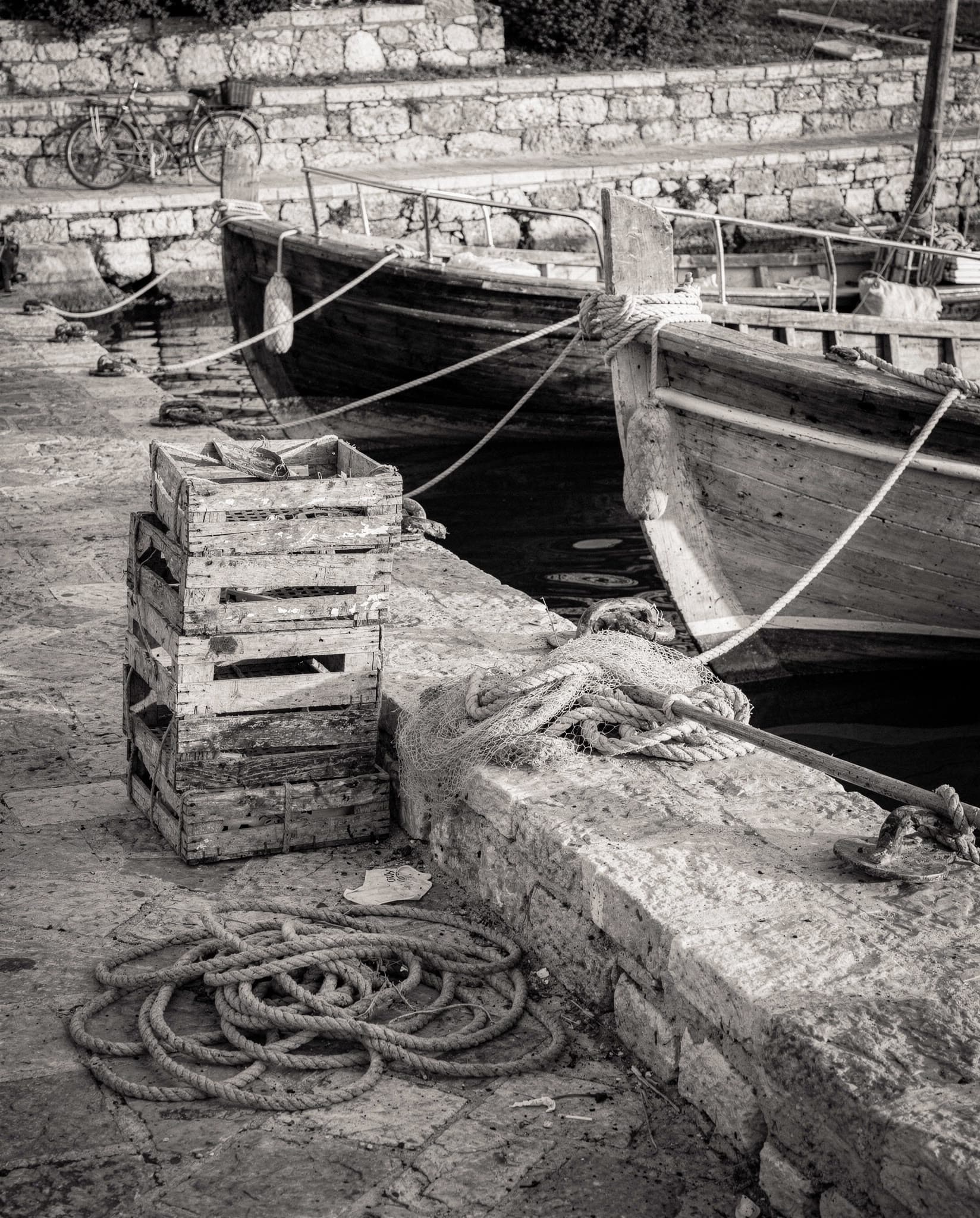 The family who run Salt & Lateen, photographed on deck